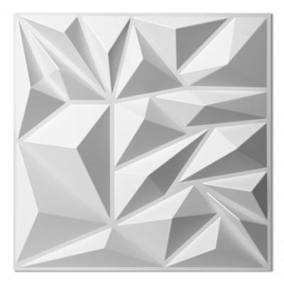 Art3d Modern Diamond Textured 3D Wall Panels 33-Pack Interior Accent Wall Paneling for Living Room TV Wall Decorative Films