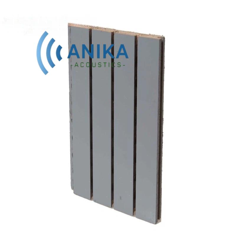 Customized Non-Combustible Wooden Grooved Acoustic Panel for Soundproofing Solutions