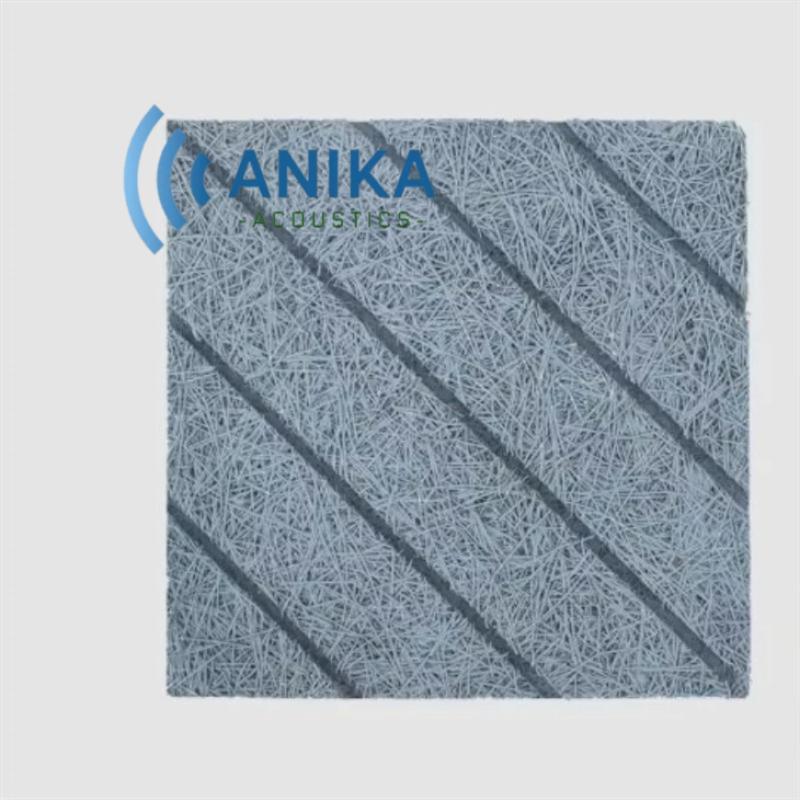 Groove Wood Wool Acoustic Panel