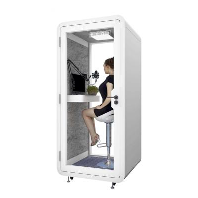 High Quality Single-Person Multifunctional Soundproof Recording Studio Room Office Phone Booth for Office Hospital Container