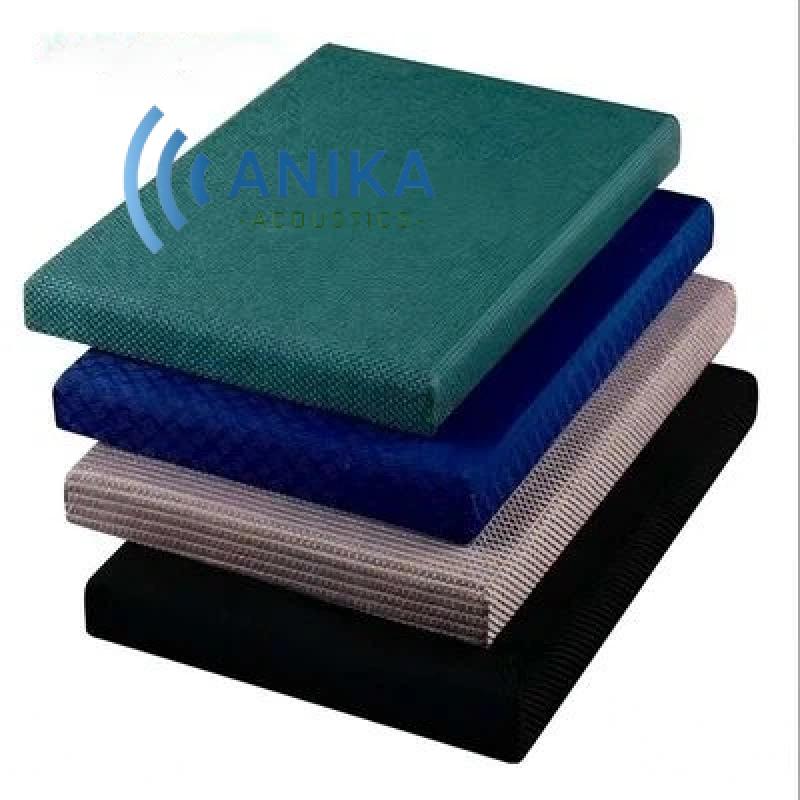 Lightweight Cinema Interior Decoration 25mm Thick Fabric Wrapped Acoustic Panels