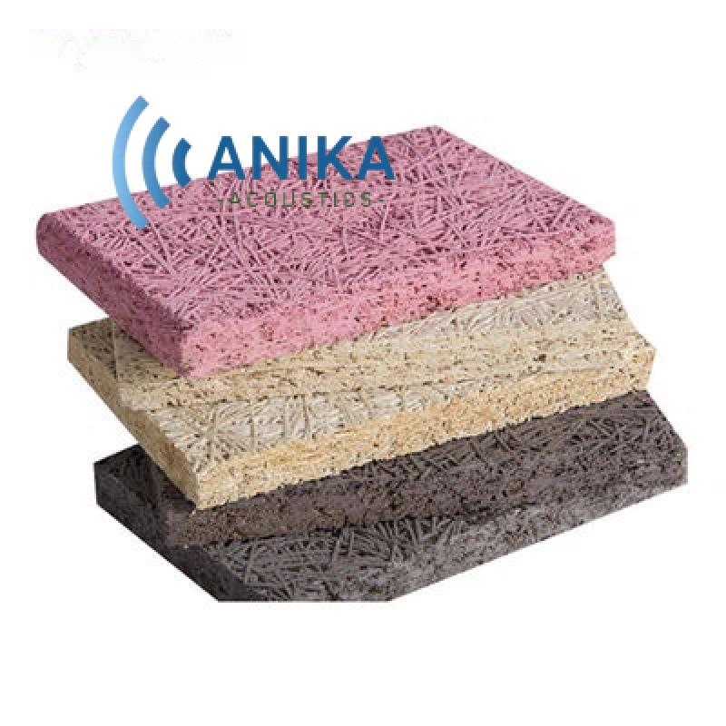 Lightweight Wood Wool Board Ceiling For Office Building Soundproofing