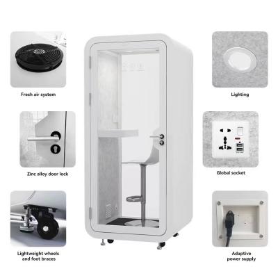 Modern Soundproof Office Cabin Focus-Driven Work Pod for Answering Calls Prefab House Furniture