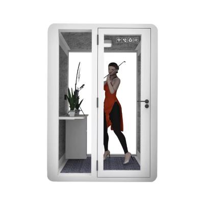Movable Prefabricated Soundproof Home Office Booth, Silent Room for Remote Work, Study, and Private Living Space Solutions